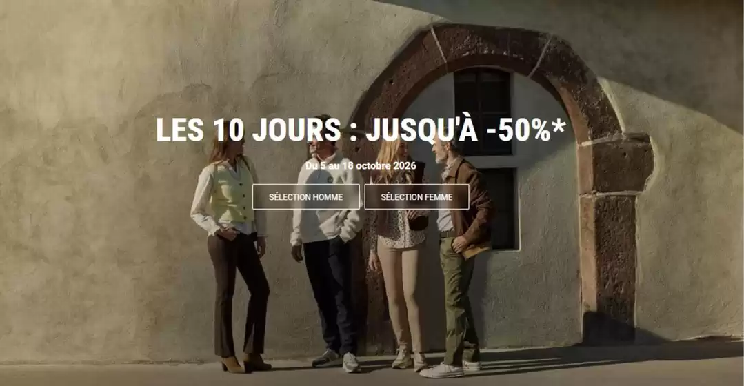 Catalogue Mise au Green à Toulon | Les 10 jours : Jusqu'à -50% | 2026-10-07T00:00:00.000Z - 2026-10-18T00:00:00.000Z