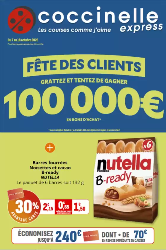 Catalogue Coccinelle Express | FÊTE DES CLIENTS | 2026-10-07T00:00:00.000Z - 2026-10-18T00:00:00.000Z