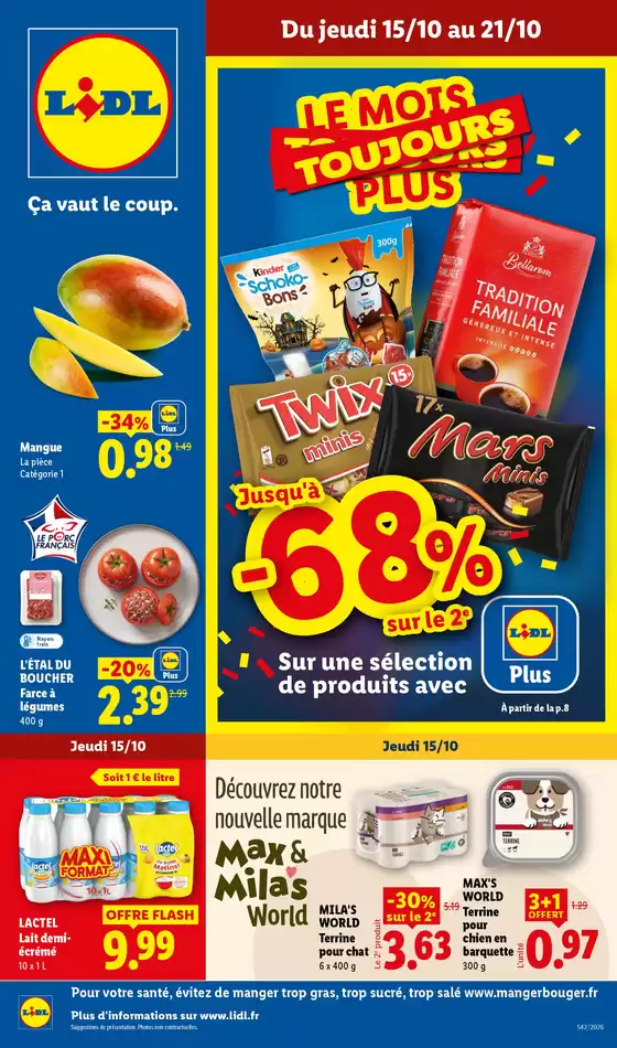 Catalogue Lidl à | Les promos de la semaine | 2026-10-08T00:00:00.000Z - 2026-10-21T00:00:00.000Z