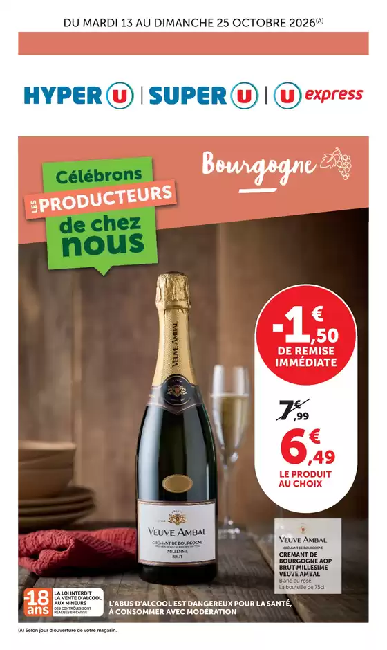 Catalogue Super U à  | Catalogue SUPER U | 2026-10-13T00:00:00.000Z - 2026-10-25T00:00:00.000Z