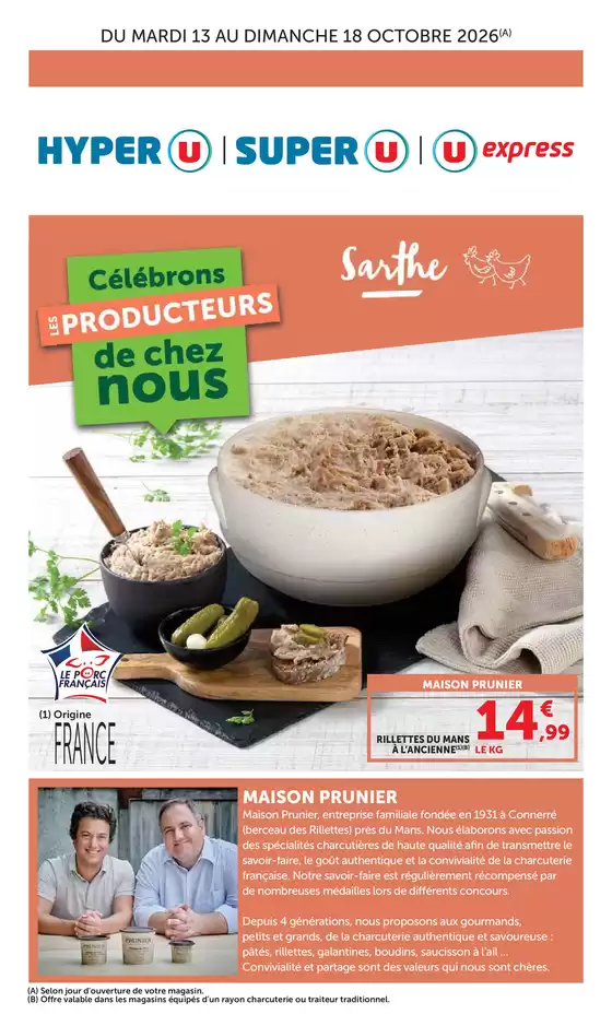 Catalogue U Express à | Catalogue U EXPRESS | 2026-10-13T00:00:00.000Z - 2026-10-18T00:00:00.000Z