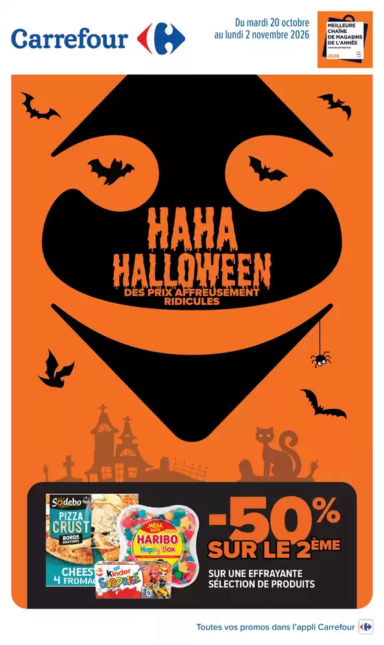 Catalogue Carrefour à Dammarie-sur-Saulx | HALLOWEEN | 2026-10-20T00:00:00.000Z - 2026-11-02T00:00:00.000Z