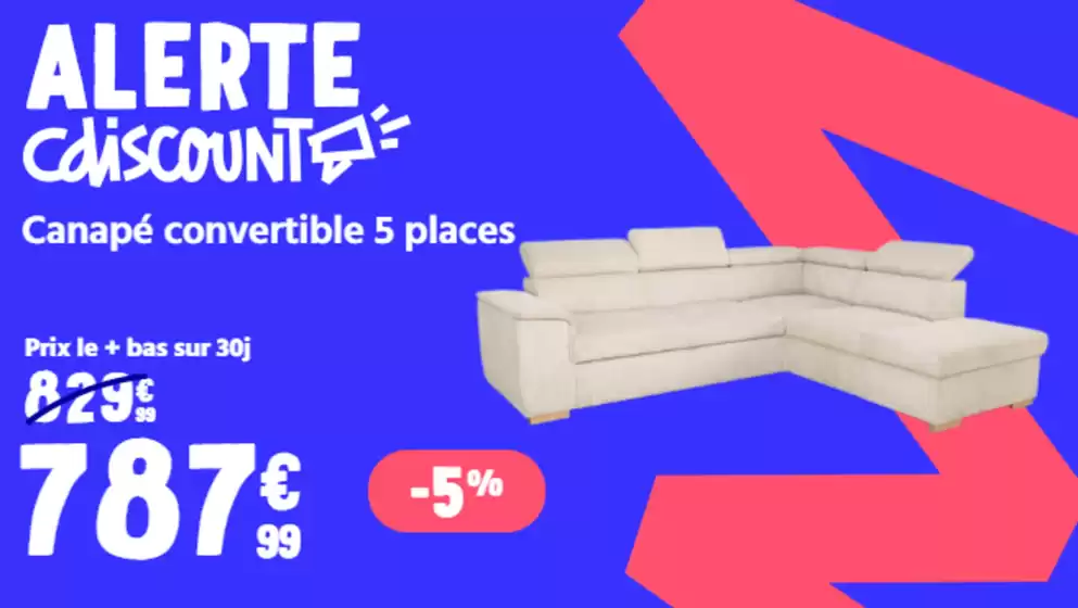 Catalogue Cdiscount à Hémonstoir | Promotions et Actualités | 2026-10-09T00:00:00.000Z - 2026-10-31T00:00:00.000Z