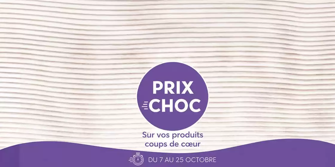 Catalogue Mondial Tissus à | Prix chocs | 2026-10-09T00:00:00.000Z - 2026-10-25T00:00:00.000Z