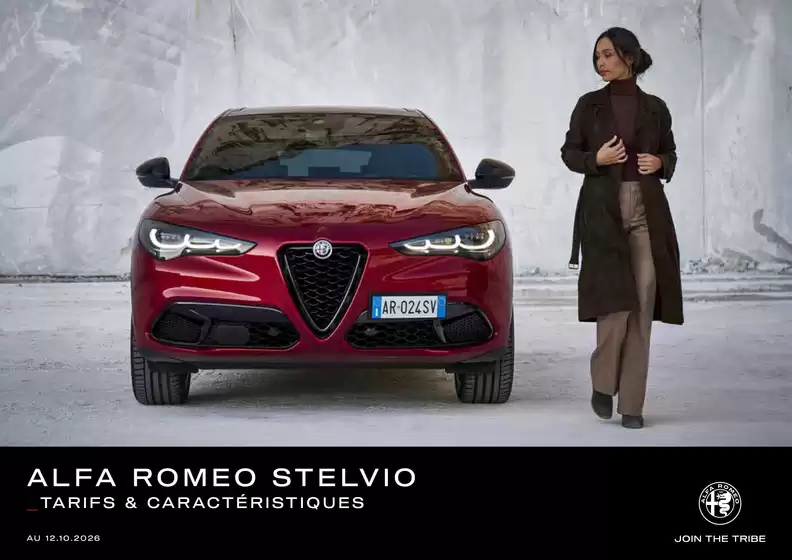 Catalogue Alfa Romeo à Saran | Brochure tarifs gamme Stelvio octobre 2026 | 2026-10-12T00:00:00.000Z - 2026-12-31T00:00:00.000Z