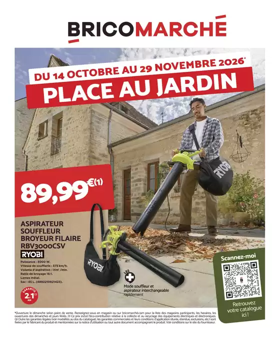 Catalogue Bricomarché à Birkenwald | Spécial Jardin | 2026-10-14T00:00:00.000Z - 2026-11-29T00:00:00.000Z