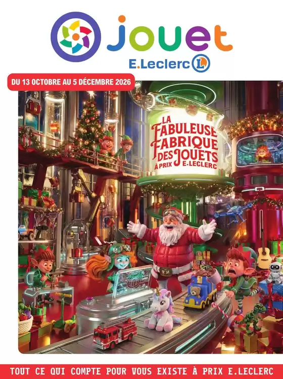 Catalogue E.Leclerc à | JOUETS DE NOEL GSS | 2026-10-13T00:00:00.000Z - 2026-12-05T00:00:00.000Z