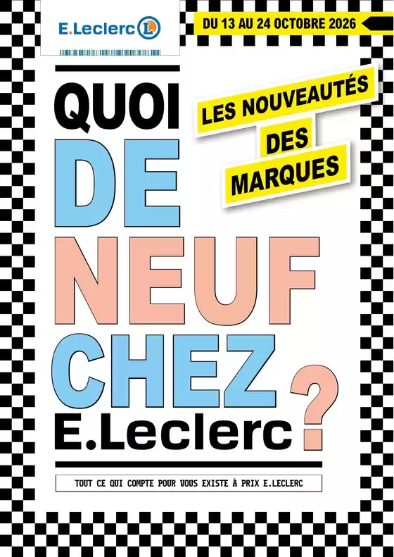 Catalogue E.Leclerc à Orange | INNOVATIONS OCTOBRE- 100% DIGITALE | 2026-10-13T00:00:00.000Z - 2026-10-24T00:00:00.000Z