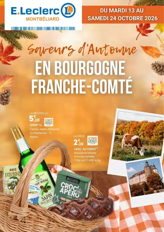 Catalogue E.Leclerc à Lorquin | FRANCHE COMTÉ 2 | 2026-10-13T00:00:00.000Z - 2026-10-24T00:00:00.000Z