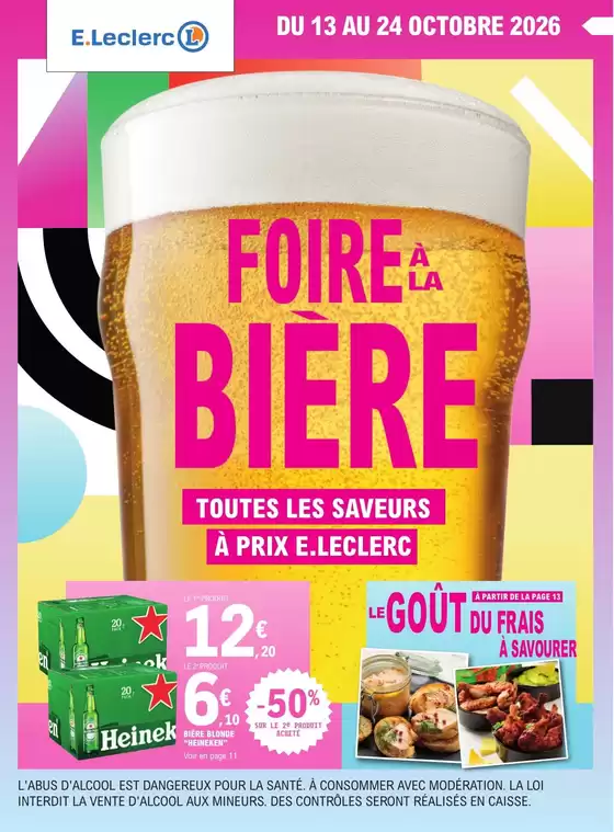 Catalogue E.Leclerc à Albi | FOIRE A LA BIERE - MIXTE | 2026-10-13T00:00:00.000Z - 2026-10-24T00:00:00.000Z