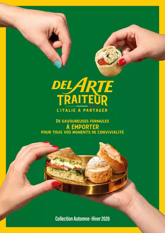 Catalogue Pizza Del Arte à Écully | Collection Automne- Hiver 2026 À EMPORTER | 2026-10-12T00:00:00.000Z - 2027-02-28T00:00:00.000Z
