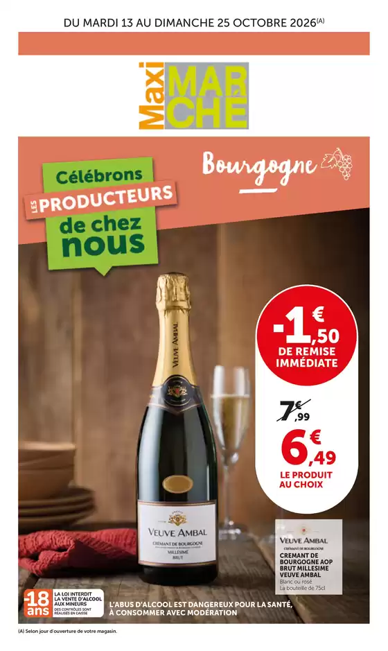Catalogue Maximarché à Rennes | Nos meilleures offres pour vous | 2026-10-13T00:00:00.000Z - 2026-10-25T00:00:00.000Z