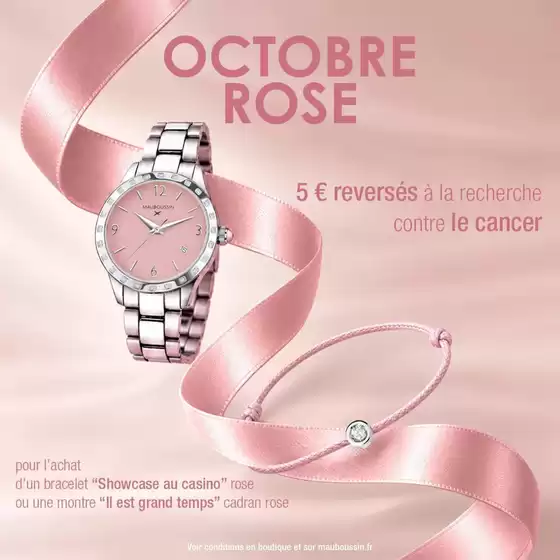 Catalogue Mauboussin à Chailly-en-Bière | Octobre Rose | 2026-10-14T00:00:00.000Z - 2026-10-31T00:00:00.000Z