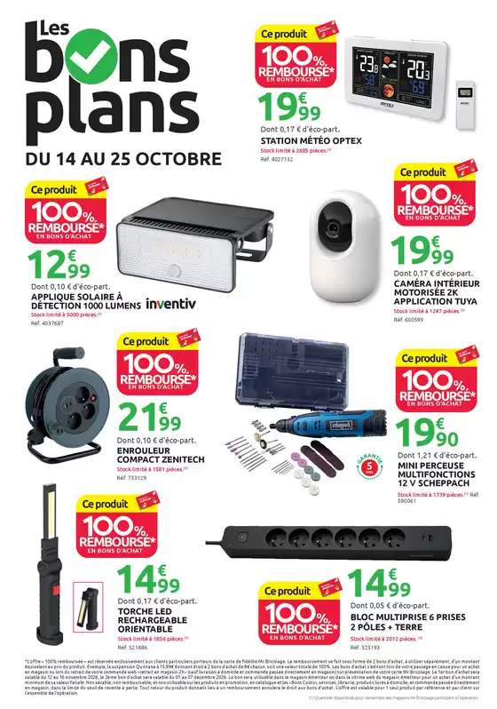 Catalogue Mr Bricolage à Rézentières | Les bons plans | 2026-10-14T00:00:00.000Z - 2026-10-25T00:00:00.000Z