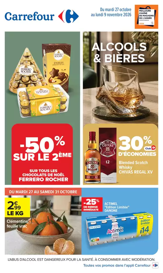 Catalogue Carrefour | VOS PROMOS DU QUOTIDIEN | 2026-10-27T00:00:00.000Z - 2026-11-09T00:00:00.000Z