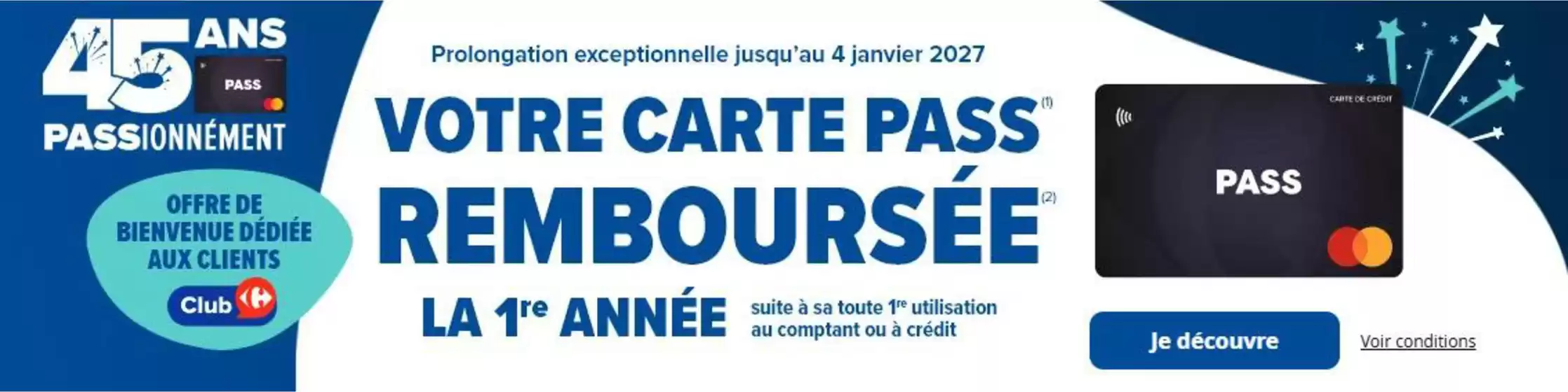 Catalogue Carrefour Banque et Assurance à Saint-Python | VOTRE CARTE PASS REMBOURSÉE | 2026-10-15T00:00:00.000Z - 2027-01-04T00:00:00.000Z