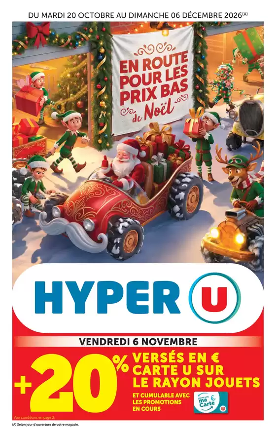 Catalogue Hyper U à | Spécial Jouets | 2026-10-20T00:00:00.000Z - 2026-12-06T00:00:00.000Z