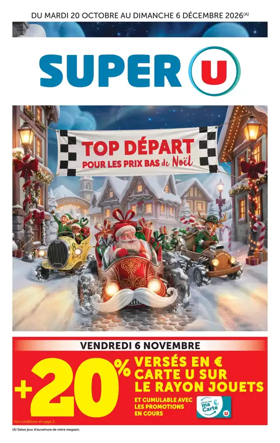 Catalogue Super U à Lavans-lès-Saint-Claude | Spécial Jouets | 2026-10-20T00:00:00.000Z - 2026-12-06T00:00:00.000Z