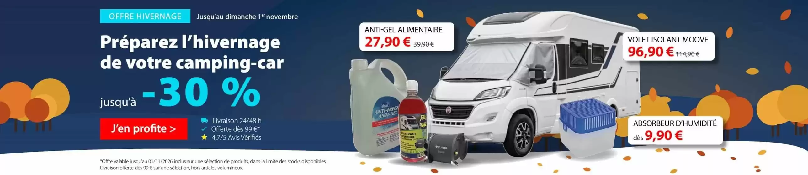 Catalogue Top Accessoires à Acheux-en-Amiénois | Offre hivernage : jusqu'à −30 % | 2026-10-16T00:00:00.000Z - 2026-11-01T00:00:00.000Z