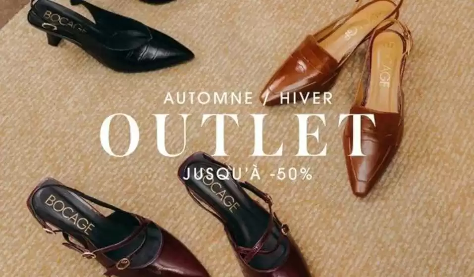 Catalogue Bocage | OUTLET JUSQU'À -50% | 2026-10-16T00:00:00.000Z - 2026-10-31T00:00:00.000Z