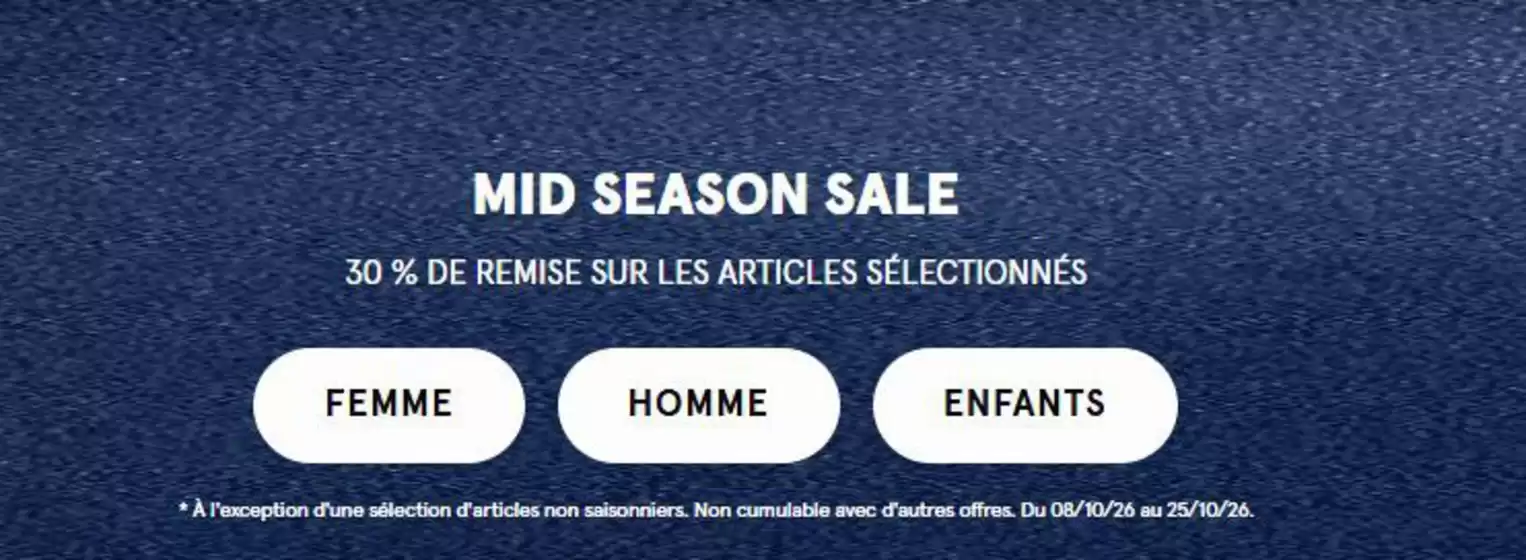 Catalogue Pepe Jeans à Anserville | MID SEASON SALE | 2026-10-16T00:00:00.000Z - 2026-10-25T00:00:00.000Z