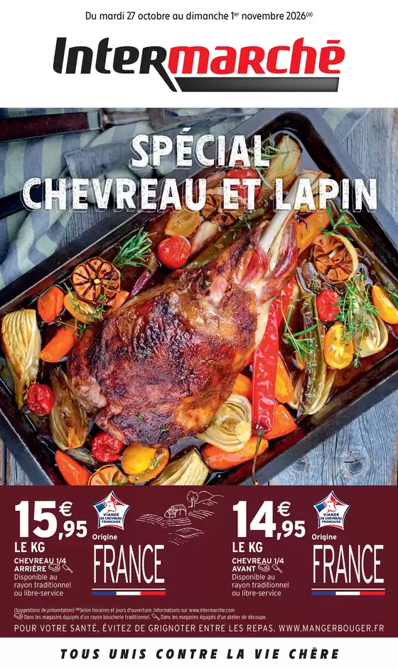 Catalogue Intermarché | PROS LOCAL - MULTIPDV SPECIAL CHEVREAU ET LAPIN | 2026-10-27T00:00:00.000Z - 2026-11-01T00:00:00.000Z