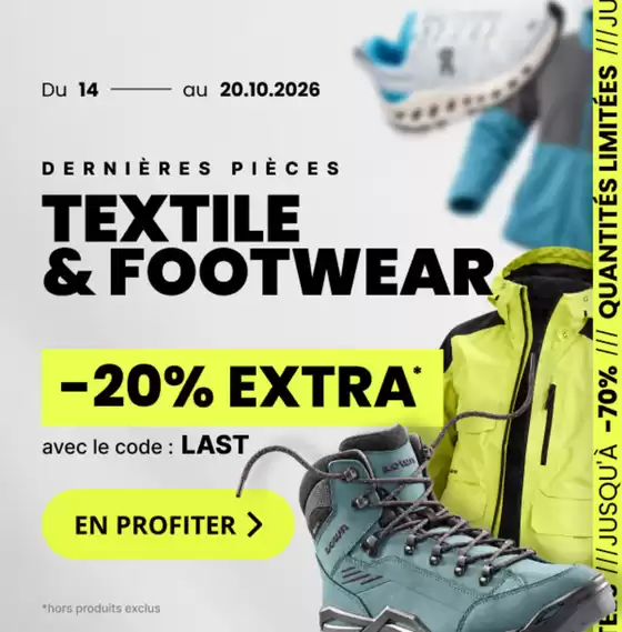 Catalogue Ekosport | Dernières pièces | 2026-10-19T00:00:00.000Z - 2026-10-20T00:00:00.000Z