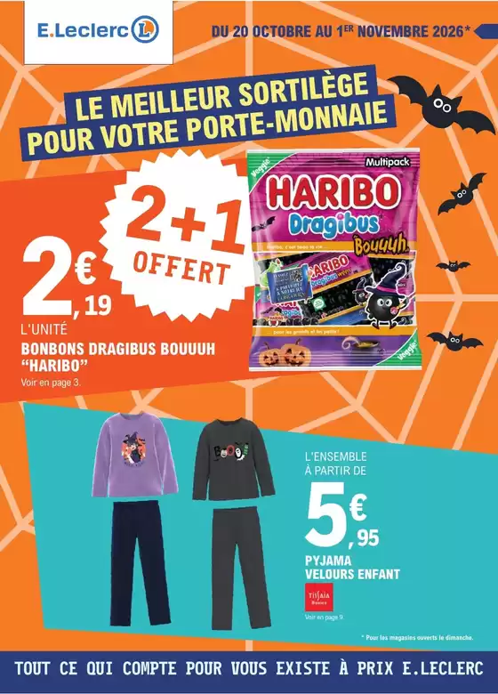 Catalogue E.Leclerc à Gonesse | DEPENSER MOINS 24 - MIXTE | 2026-10-20T00:00:00.000Z - 2026-11-01T00:00:00.000Z