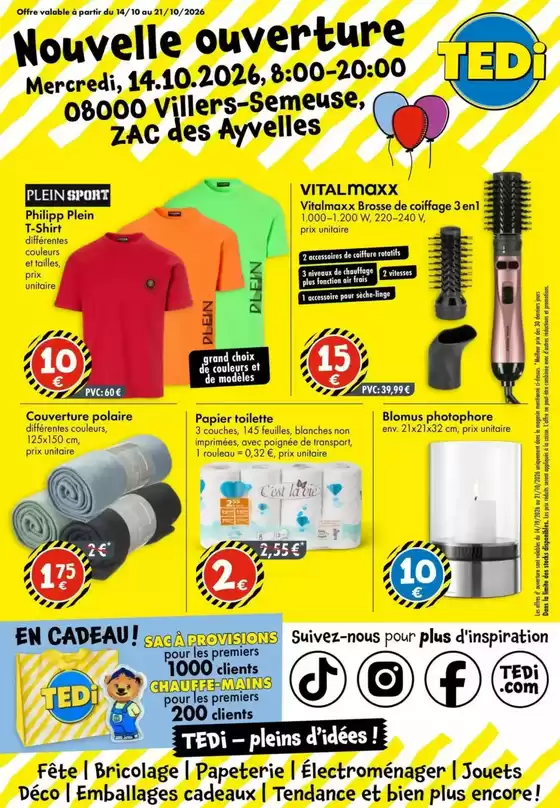Catalogue TEDi à Rennes | Nouvelle ouverture | 2026-10-19T00:00:00.000Z - 2026-10-21T00:00:00.000Z