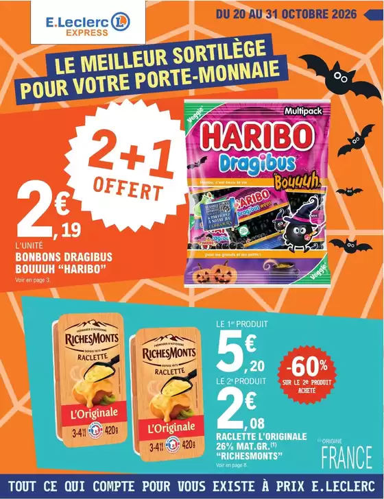 Catalogue E.Leclerc à Colmar | DEPENSER MOINS 24 - EXPRESS | 2026-10-20T00:00:00.000Z - 2026-10-31T00:00:00.000Z