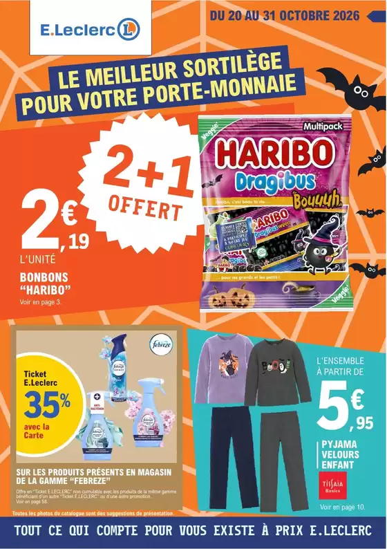 Catalogue E.Leclerc à Pont-à-Mousson | DEPENSER MOINS 24 - MIXTE | 2026-10-20T00:00:00.000Z - 2026-10-31T00:00:00.000Z