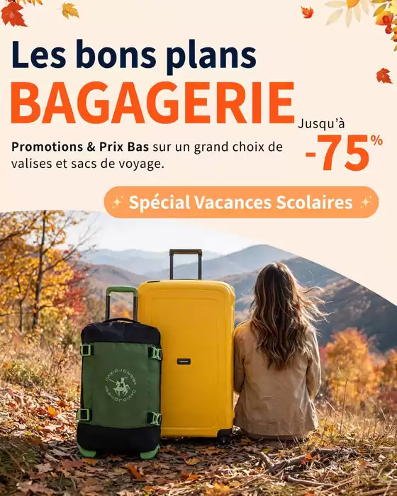 Catalogue Bleu Cerise à Clermont-Ferrand | Les valises se font la malle jusqu'à -75% ! | 2026-10-19T00:00:00.000Z - 2026-10-31T00:00:00.000Z