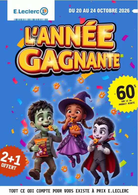 Catalogue E.Leclerc | L'ANNEE GAGNANTE | 2026-10-20T00:00:00.000Z - 2026-10-24T00:00:00.000Z