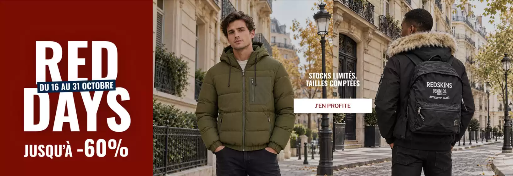 Catalogue Redskins à Dinan | Red Days | 2026-10-19T00:00:00.000Z - 2026-10-31T00:00:00.000Z