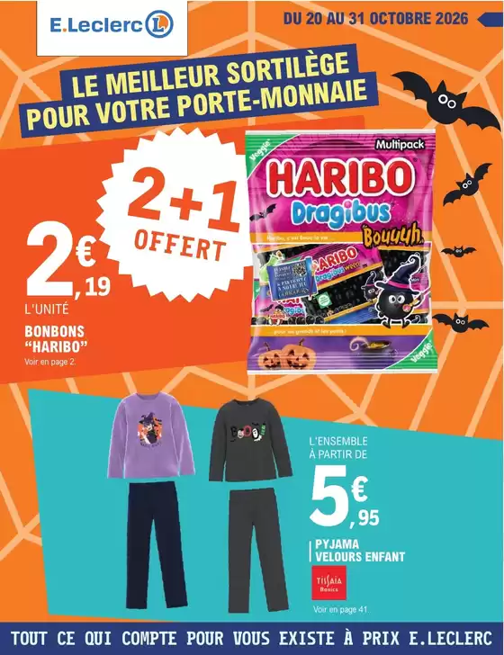 Catalogue E.Leclerc à La Bruffière | DEPENSER MOINS 24 - MIXTE | 2026-10-20T00:00:00.000Z - 2026-10-31T00:00:00.000Z