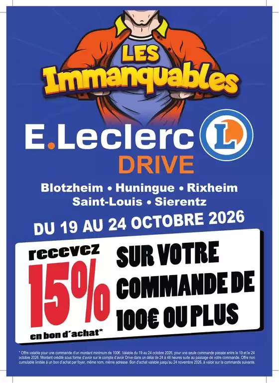 Catalogue E.Leclerc | Les Immanquables #3 | 2026-10-19T00:00:00.000Z - 2026-10-24T00:00:00.000Z
