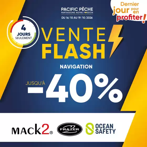 Catalogue Pacific Pêche à Rennes | Dernier Jour VENTE FASH | 2026-10-19T00:00:00.000Z - 2026-10-19T00:00:00.000Z