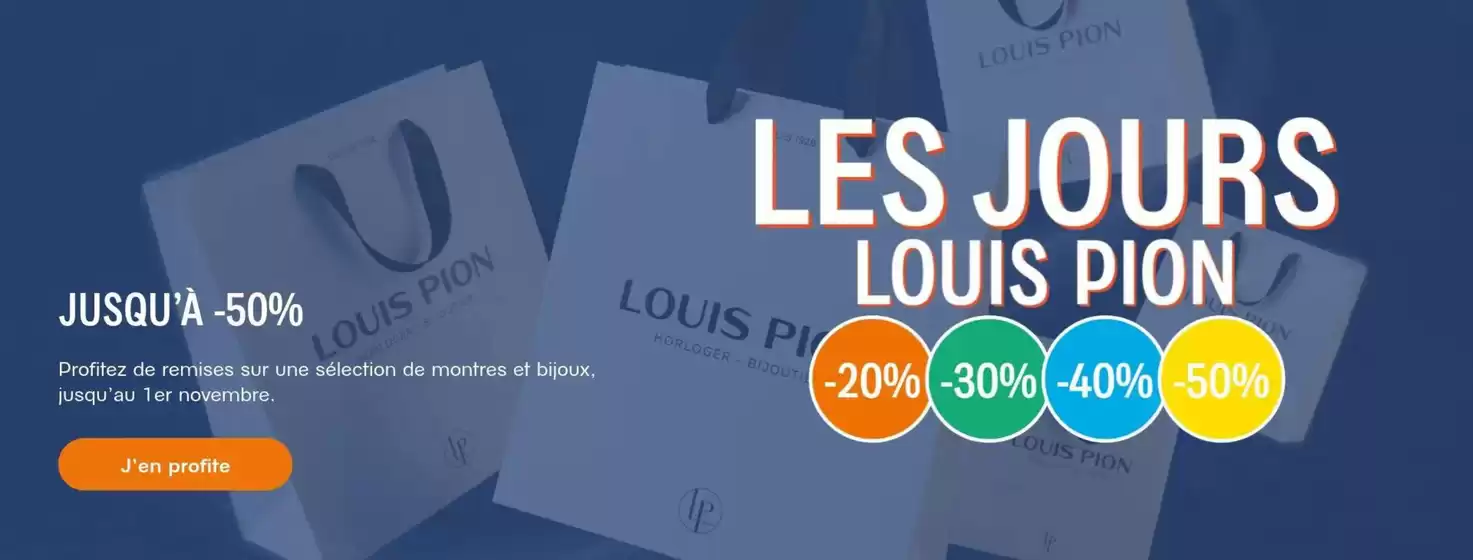 Catalogue Louis Pion à Avize | Les jours JUSQU'À -50% | 2026-10-19T00:00:00.000Z - 2026-11-01T00:00:00.000Z