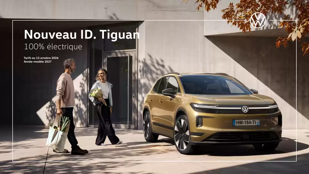 Catalogue Volkswagen à Fontenay-Trésigny | Volkswagen - Id tiguan | 2026-10-20T00:00:00.000Z - 2026-12-31T00:00:00.000Z