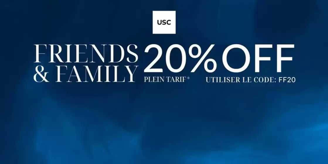 Catalogue SportsDirect.com à Paris | Offre pour les amis et la famille de l'USC | 2026-10-20T00:00:00.000Z - 2026-11-02T00:00:00.000Z