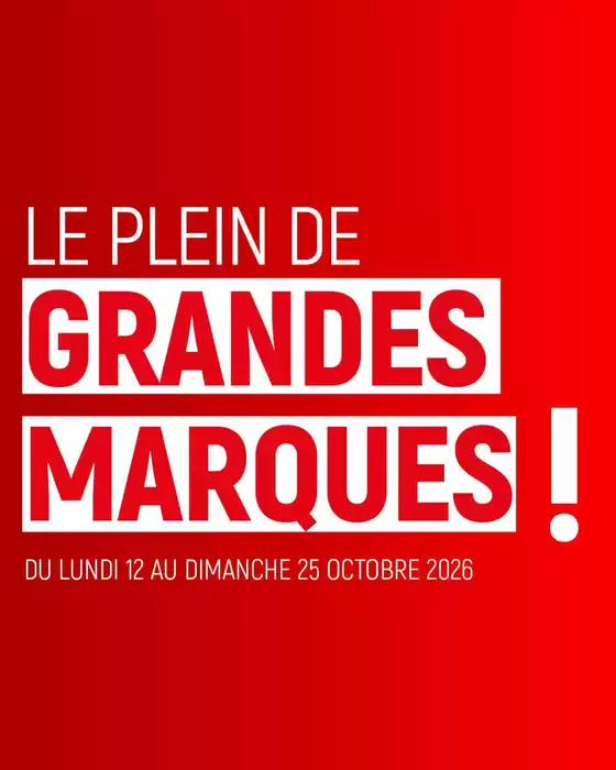 Catalogue Casino Drive à Casseneuil | Le Plein de Grandes Marques! | 2026-10-20T00:00:00.000Z - 2026-10-25T00:00:00.000Z