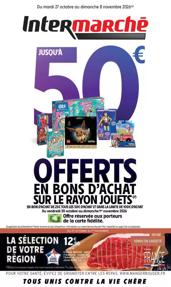 Catalogue Intermarché Express à Lisbourg | GEN NOVEMBRE 1 REGIONALISE | 2026-10-27T00:00:00.000Z - 2026-11-08T00:00:00.000Z