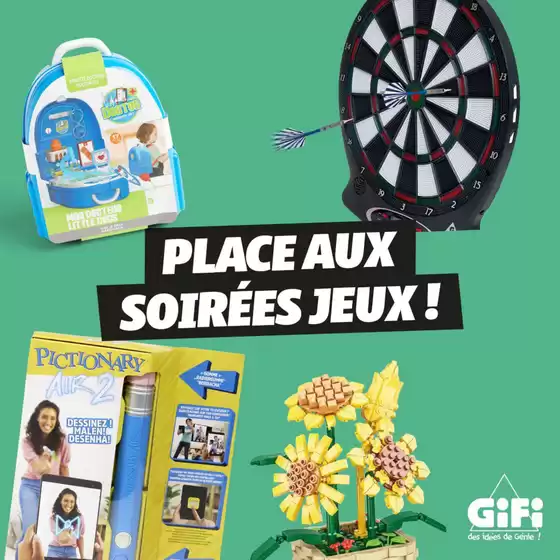 Catalogue Gifi à Offemont | Place aux soirées jeux ! | 2026-10-20T00:00:00.000Z - 2026-10-26T00:00:00.000Z