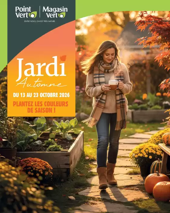 Catalogue Magasin Vert à | Jardi Automne | 2026-10-20T00:00:00.000Z - 2026-10-23T00:00:00.000Z