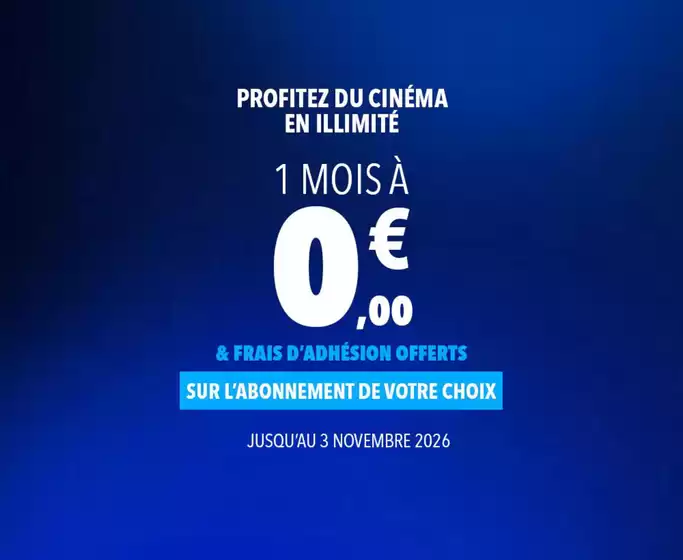 Catalogue UGC à Valbonne | Profitez du Cinéma en Illimité | 2026-10-20T00:00:00.000Z - 2026-11-03T00:00:00.000Z