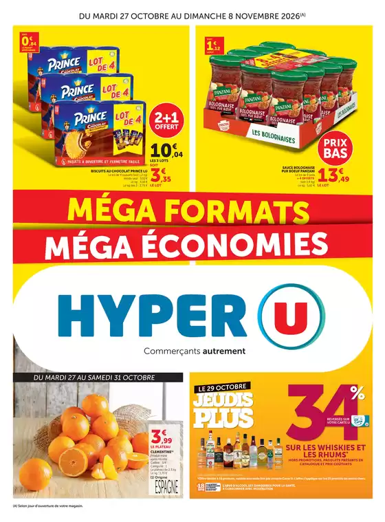 Catalogue Hyper U à Bosgouet | Spécial Gros volumes | 2026-10-27T00:00:00.000Z - 2026-11-08T00:00:00.000Z
