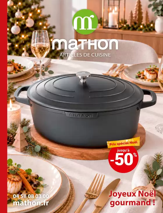 Catalogue Mathon à Saint-Pol-sur-Ternoise | Catalogue Joyeux Noël gourmand | 2026-10-22T00:00:00.000Z - 2026-12-31T00:00:00.000Z