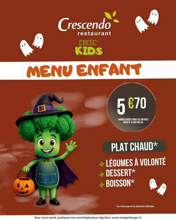 Catalogue Crescendo à Faches-Thumesnil | Menu Enfant | 2026-10-26T00:00:00.000Z - 2026-11-01T00:00:00.000Z