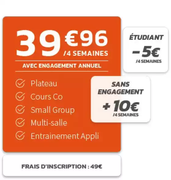 Catalogue L'Appart Fitness à Sèvres | 4 semaines offertes | 2026-10-26T00:00:00.000Z - 2026-11-30T00:00:00.000Z