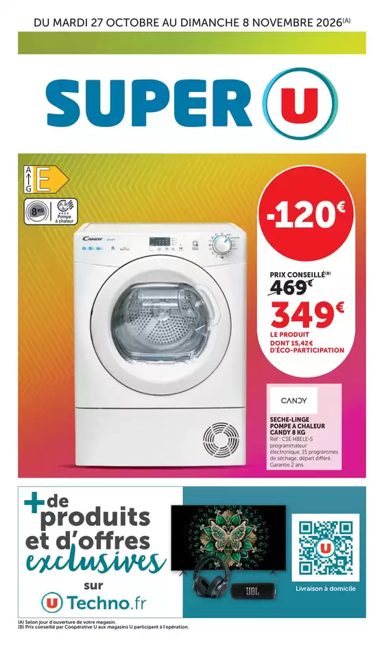 Catalogue Super U à Lapte | Spécial Multimédia | 2026-10-27T00:00:00.000Z - 2026-11-08T00:00:00.000Z